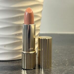NEW Estee Lauder Mocha Pink‎ All Day Lipstick Gold Ribbed Case Vintage HTF